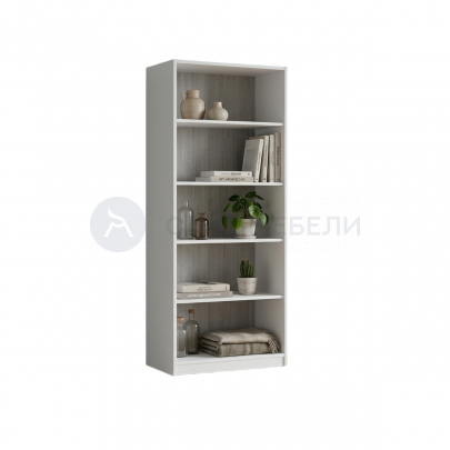 Стеллаж Комфорт 600х46х208 на цоколе (Белый)