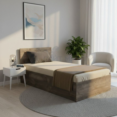 Кровать КР 800 80х200 (Дуб сандал)