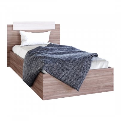 Кровать Эко 900х2000 (Ясень Шимо темный/светлый)