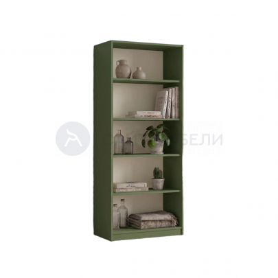 Стеллаж Комфорт 600х46х208 на цоколе (Зеленый тростник)