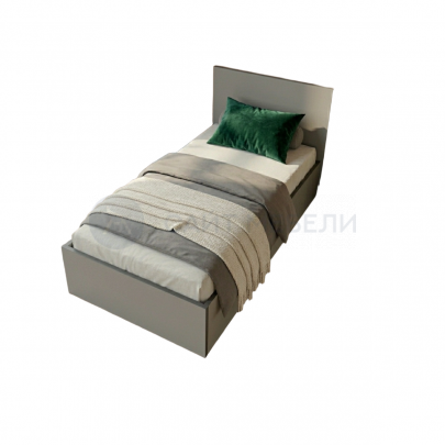 Кровать Комфорт КР 800 80х160 (Серый/Графит)