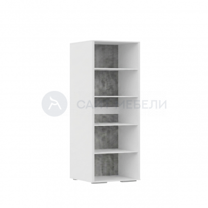 Стеллаж Комфорт 600х46х208 на ножках (Белый)