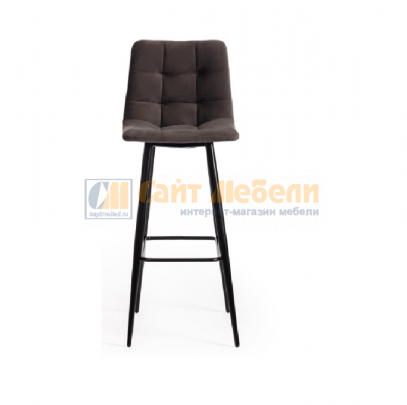 Барный стул CHILLY mod.7095б (Темно-серый/Черный)