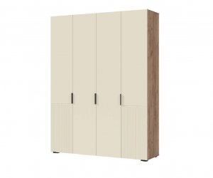 Шкаф 4х-створчатый Соната ШК 04 (Моно Керамика/Дуб крафт табачный)
