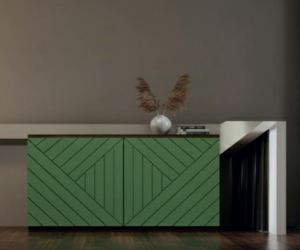 Антресоль-тумба 2-х ств. Палау 90 (Табак/Эвкалипт софт)