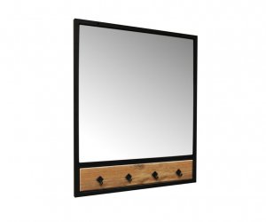 Зеркало с крючками в стиле Лофт (В ассортименте)