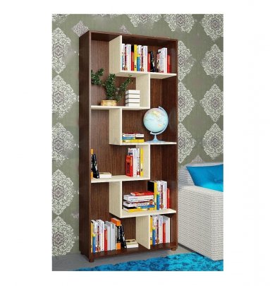 Стеллаж Лабиринт (Венге/Дуб Молочный)