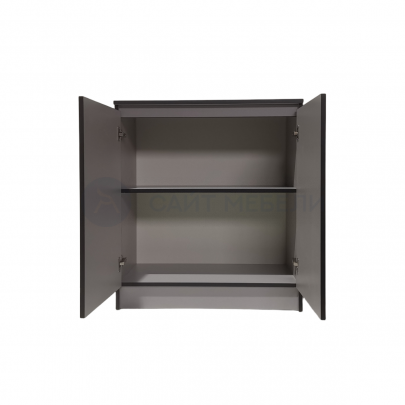 Комод-тумба К800-2Д (Серый/Графит)