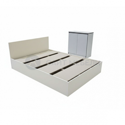 Кровать двуспальная КР 1800 180х200 (Ваниль)