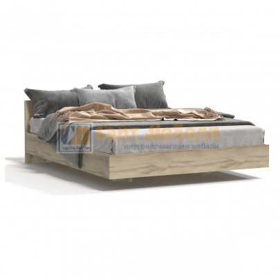 Парящая кровать Норд 1600х2000 (Дуб крафт серый)
