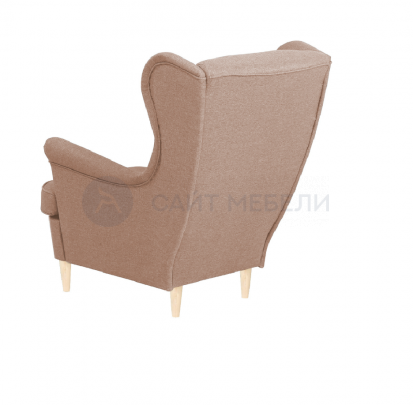 Кресло для отдыха STYLE (SAVANA PLUS BEIGE/Бесцветный лак)