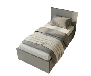 Кровать Комфорт КР 900 90х190 (Серый/Графит)