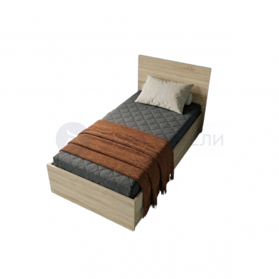 Кровать Комфорт КР 800 80х160 (Дуб сонома)