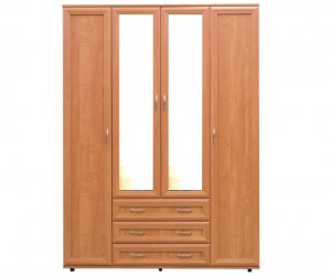 Шкаф 4-створчатый (дверный) № 148 (Ольха)