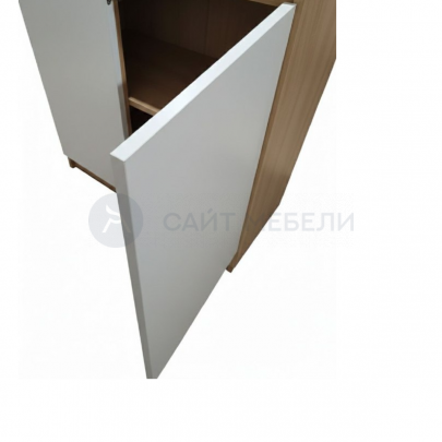 Комод-тумба К800-2Д (Дуб сонома/Белый)