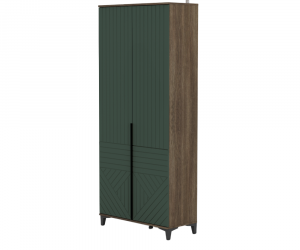 Шкаф 2-х створчатый Палау (Табак/Нефритовый сад)