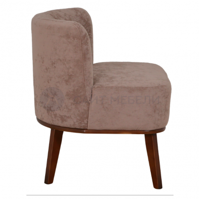 Кресло для отдыха Жирон (SENSEY LATTE/ Орех Лак)