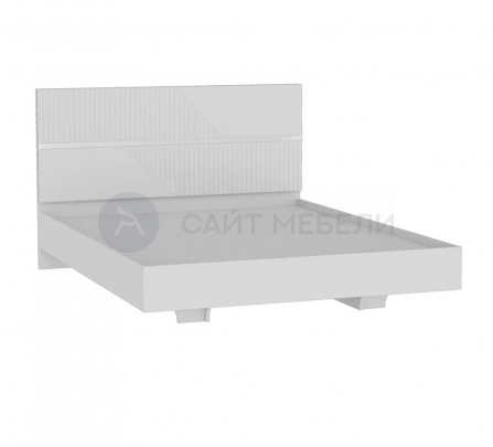 Кровать двуспальная Непал 1.6 (Белый холст/Белый)