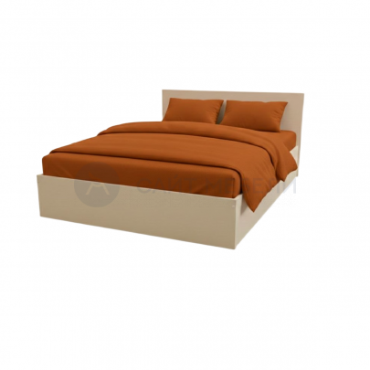 Кровать двуспальная КР 1600 160х200 (Ваниль)