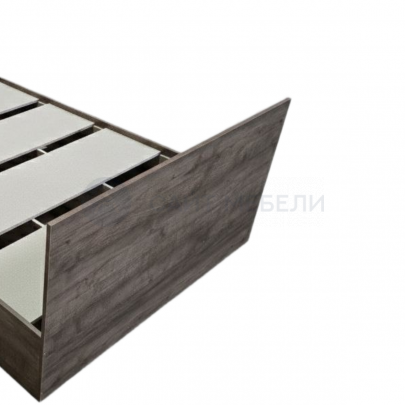 Кровать двуспальная КР 1400 140х200 (Дуб сандал)