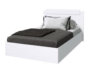 Кровать полутораспальная Эко 1200х2000 (Белый)