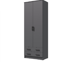 Шкаф Дуэт комбинированный (Графит)
