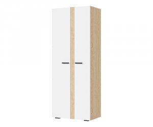 Шкаф 2х-створчатый Санса ШК-02 (Дуб сонома/Белый)