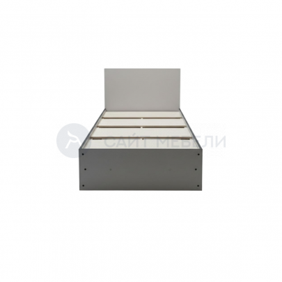 Кровать КР 900 90х200 (Серый/Графит)