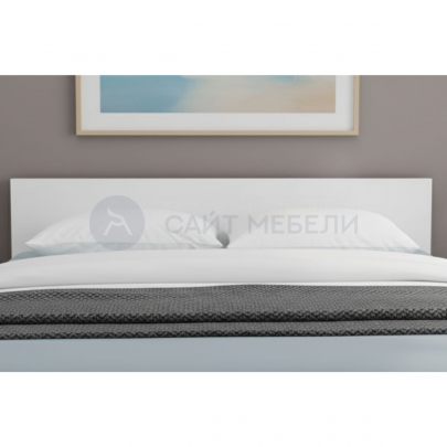 Кровать двуспальная КР 1600 160х200 (Белый)