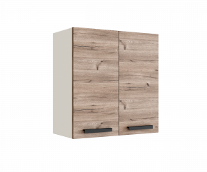 В800 ЭРА шкаф верхний кухня (Дуб горный/Белый гладкий)