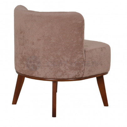 Кресло для отдыха Жирон (SENSEY LATTE/ Орех Лак)