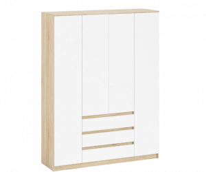 Шкаф Норд 1600 (Дуб сонома/Белый)