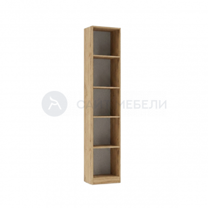 Стеллаж Комфорт 300х46х208 на цоколе (Дуб сонома)