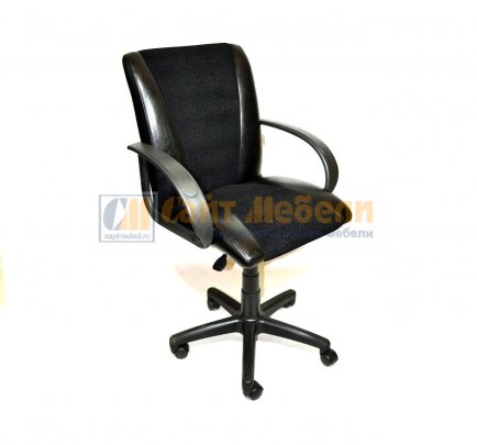 Кресло КР-11 ткань/к/з (Черный )