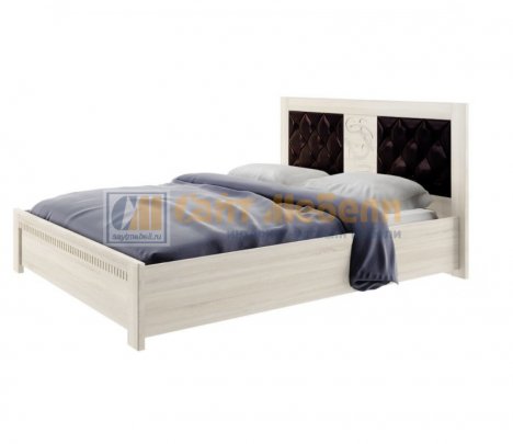 Кровать Люси 1,6 м (Сандал)