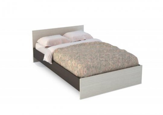 Кровать Бася 1200x2000 КР-556 (Венге/Дуб белфорд)