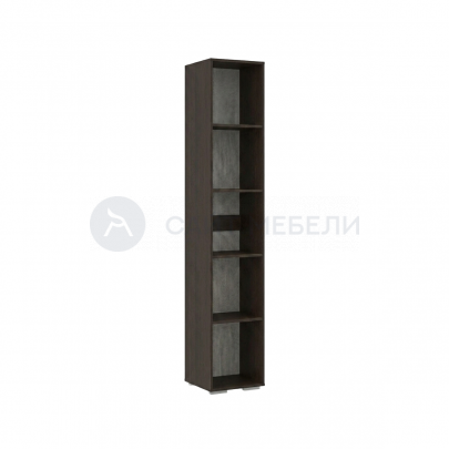 Стеллаж Комфорт 40х46х208 на ножках (Венге)