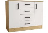 Комод К1000-2Д (Дуб вотан/Белый)