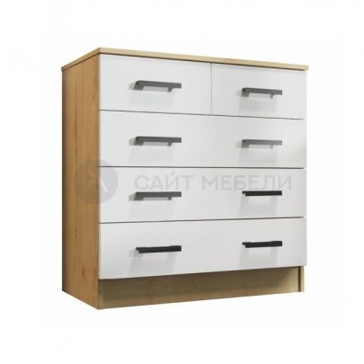 Комод к800-3/2 (Дуб вотан/Белый)