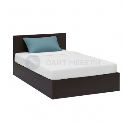 Кровать КР 1200 120х200 (Венге)