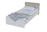 Кровать Бася КР-555 900х2000 (Дуб крафт серый/Дуб крафт белый)