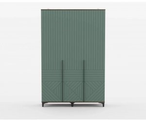 Шкаф 3-х створчатый Палау (Табак/Эвкалипт софт)