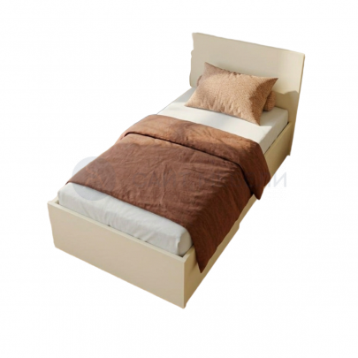 Кровать Комфорт КР 900 90х190 (Ваниль)