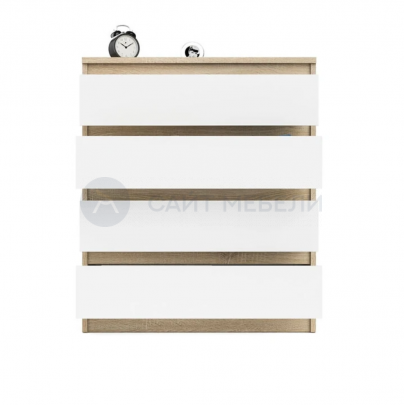 Комод Норд №2 (Дуб сонома/Белый)