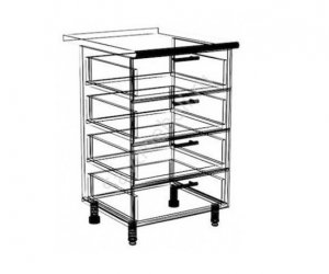 Велес шкаф нижний ШН4Я 500 (БЕЛФОРД/Сандал)