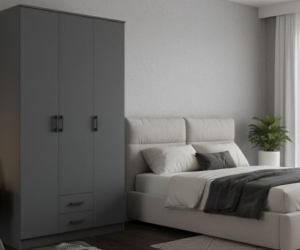 Шкаф Трио без зеркала (Графит)