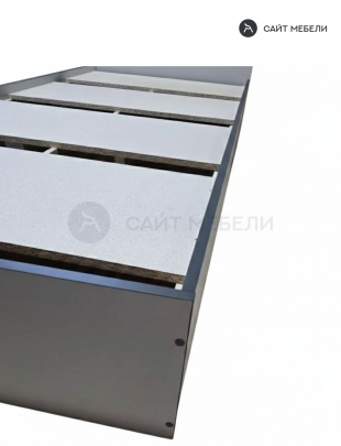 Кровать Комфорт КР 1400 140х180 (Серый/Графит)