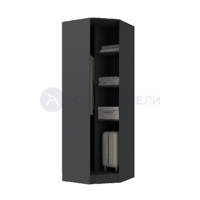 Шкаф угловой Эра (Графит)