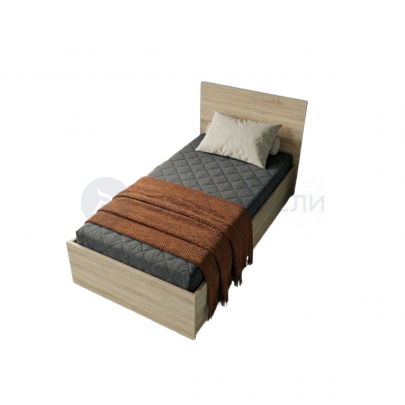 Кровать Комфорт КР 800 80х180 (Дуб сонома)