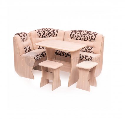 Кухонный уголок Аленка-6 (Ясень шимо светлый)